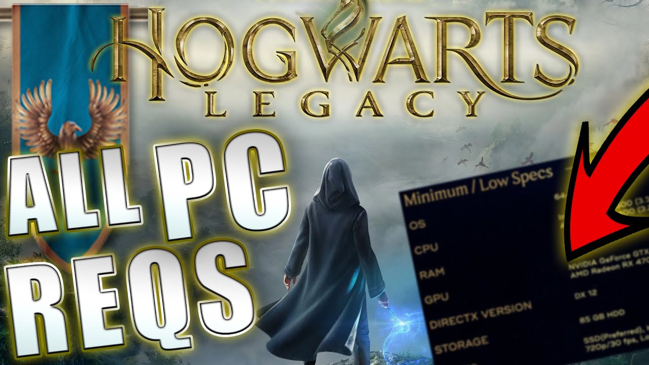 Hogwarts Legacy ALL PC REQUIREMENTS AND CONSOLE FPS REVEALED! Hogwarts  Legacy PC Requirements! 