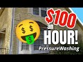 $100 an Hour Soft Washing!