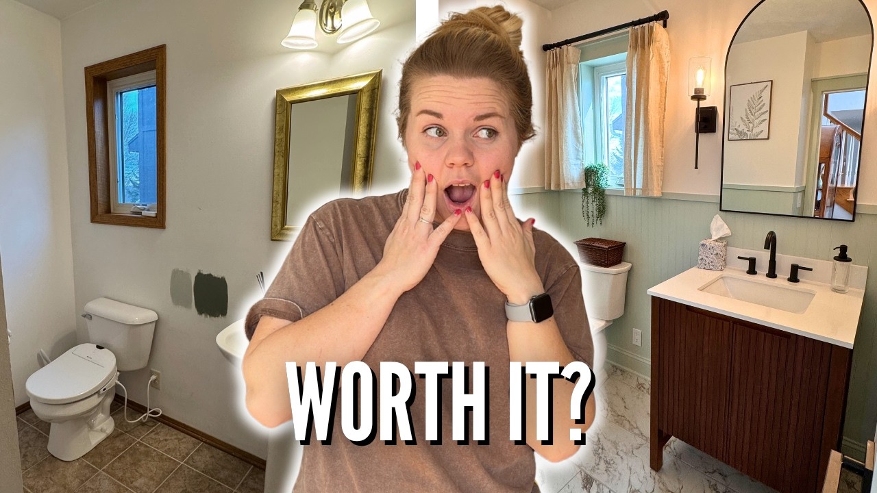I Completely Gutted my Powder Bathroom...