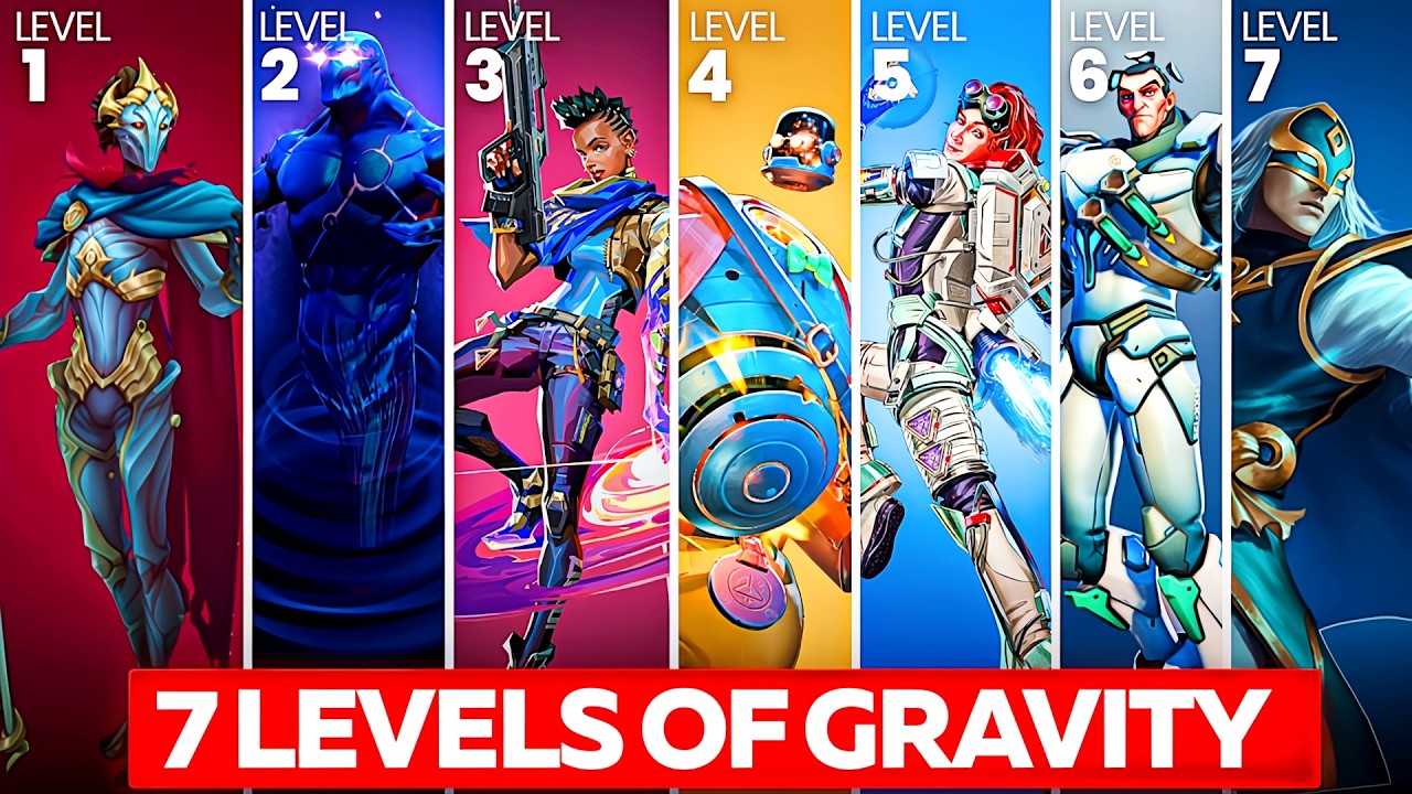 The 7 Levels of Gravity Users in Competitive Games - YouTube