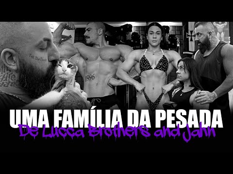 IRMÃOS DE LUCCA & JAHN - MOSTRANDO O FÍSICO & TREINO DE OMBRO.