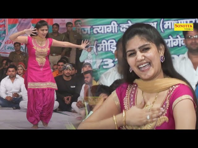 Sapna Dance :- Teri Aankhya Ka Kajal_Sapna Chaudhary I Haryanvi Dance I Sapna performance I Sonotek class=