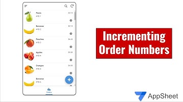 Incrementing Order Numbers