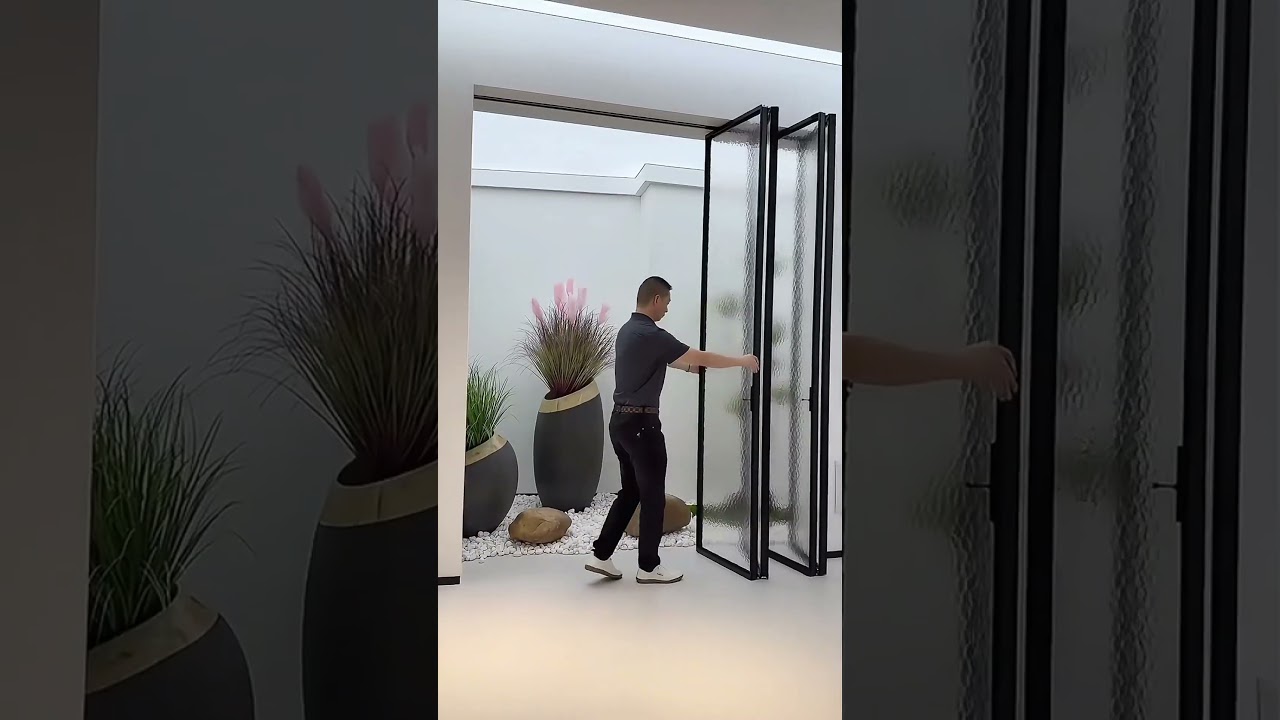 Extremely Narrow Folding Door