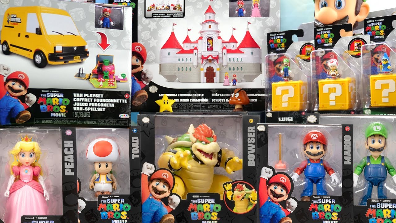 Super Mario Toy Figurine - Super Mario - Mario vs. Bowser