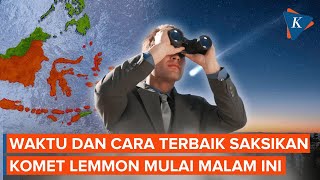 Download lagu Komet Lemmon Melintas Dekat Orbit Bumi, Ini Waktu dan Cara Melihatnya