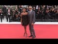 Vincent Cassel, Tina Kunakey on the red carpet for J'Accuse at Venice Film Festival