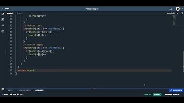 Minesweeper - Javascript - Code Signal