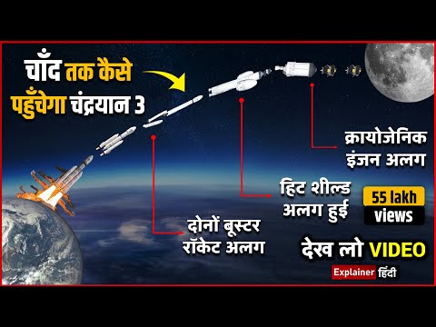 Chandrayaan 3 चाँद तक कैसे पहुँचेगा, उड़ने से लेकर उतरने की प्रकिया.. 