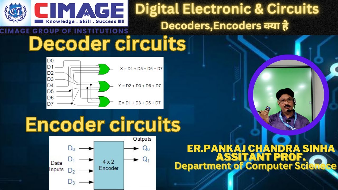 Digital Electronics | Study Of Encoder And Decoder Circuits - YouTube
