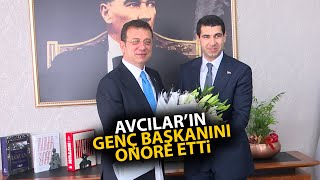 Ekrem İmamoğlu, Avcılar'ın genç başkanını onore etti!