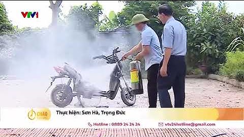 Pin Lithium xe điện cháy không thể dập tắt được!