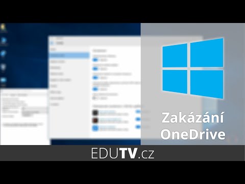 Jak vypnout OneDrive ve Windows 10? | EduTV