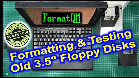 Formatting and Testing Old 3.5" Floppy Disks