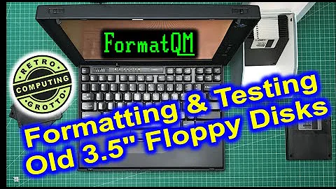 Formatting and Testing Old 3.5" Floppy Disks