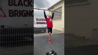 Barbell Overhead Split Squat