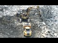 «Погрузка» Самосвал Volvo A35D экскаватор Komatsu PC 750