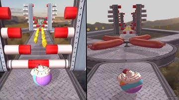 Sky Rolling Balls & Action balls - Speedrun Gameplay level  151 - 160