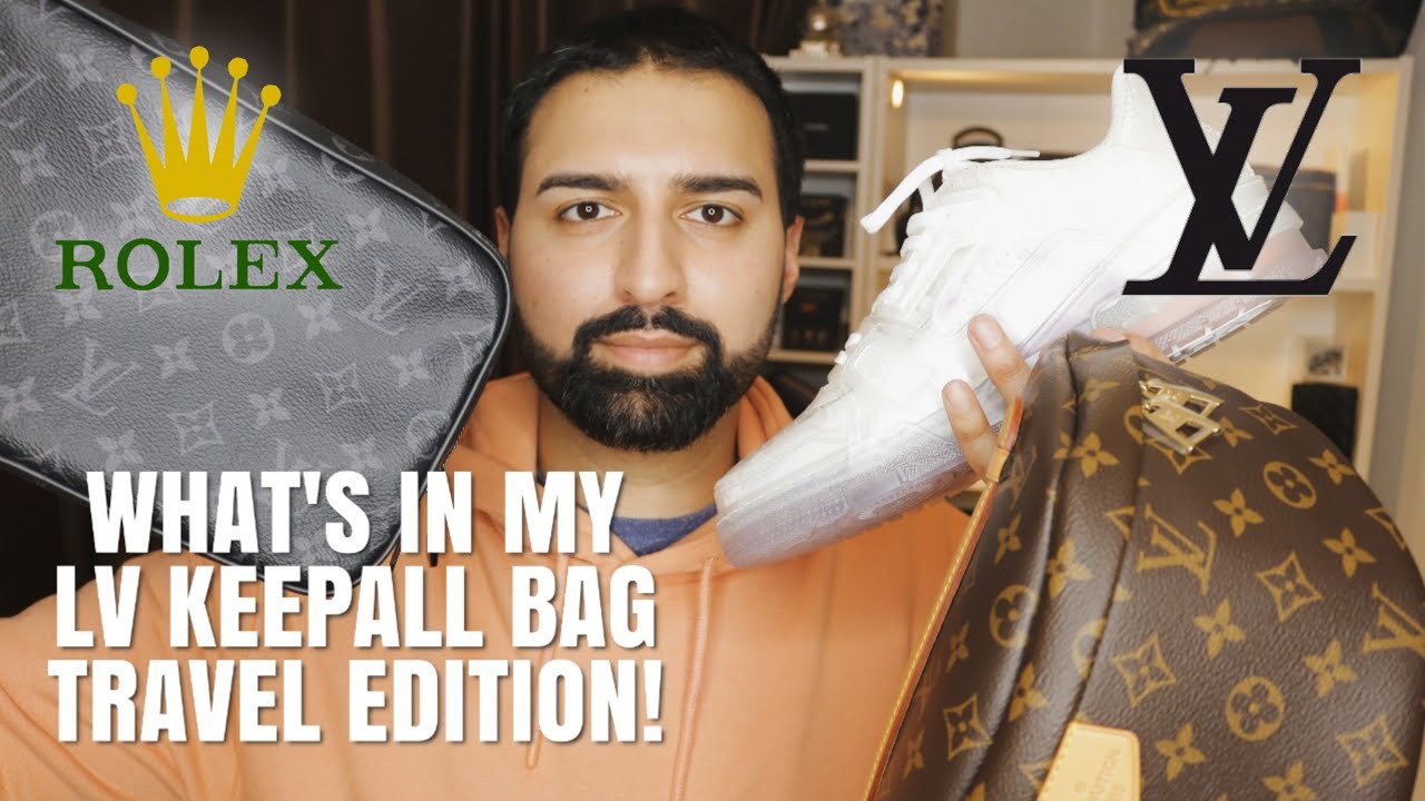 Unboxing $2,500 Louis Vuitton Men's Bag, Custom Keepall