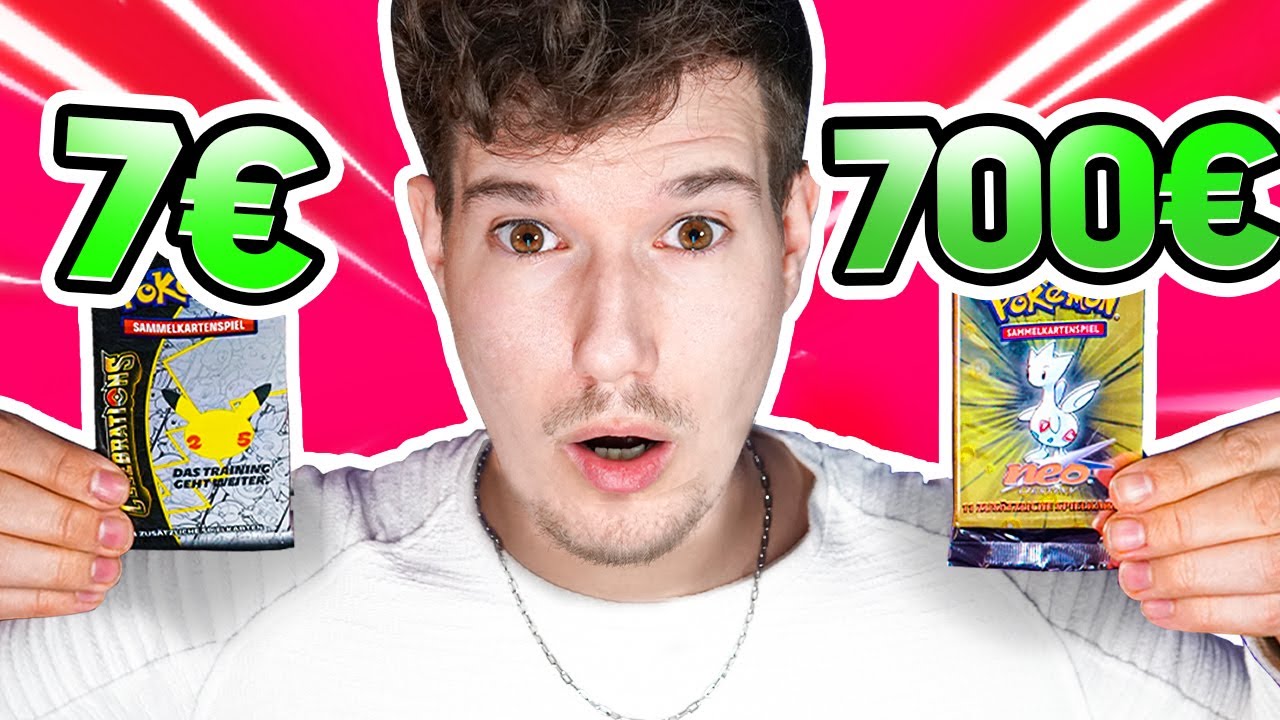 Was Lohnt sich mehr? 7€ VS 700€ Pokémon Booster!