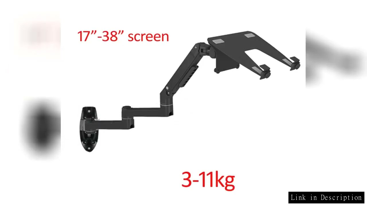 DL-7013LP 360 rotate stretchable long arm  17"-38" lcd monitor wall mount 10"-17" laptop wall mount
