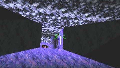 Descent II, Level 16, insane difficulty, cold start, no death, full rescue, 131HP at exit