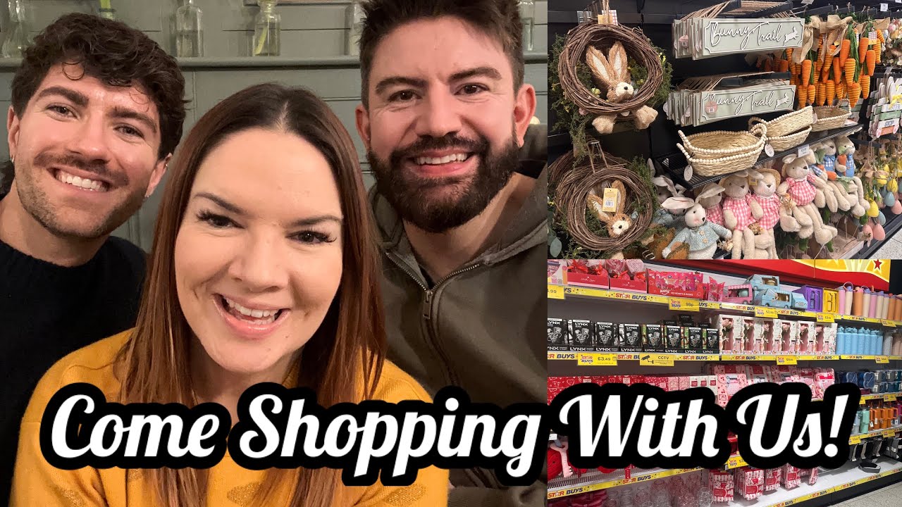 Come Shopping With Us | TK Maxx Sale | Home Bargains | Mr Carrington | Luke Catleugh | Kate McCabe