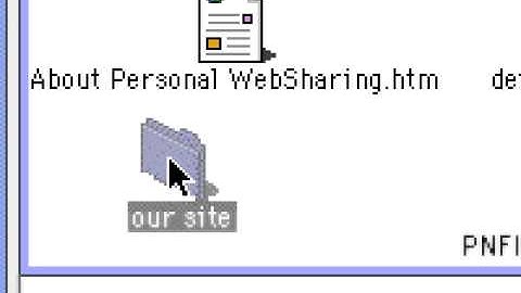 Mac OS 8 Demo CD Videos - Drag Indicators