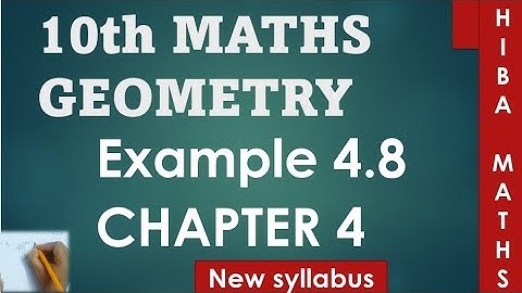 10th maths chapter 4 example 4.8 tn samacheer hiba maths