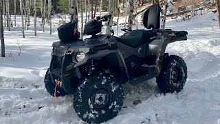 Colorado Winter ATVing - Rampart Range