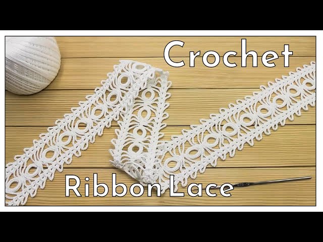 Easy to Crochet SUPER RIBBON LACE pattern for Beginners :)🧶 