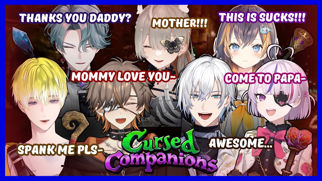 [CURSED COMPANIONS COLLAB] they tried so hard to survive each other's cursed words...