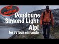 Doudoune duvet simond light alpi  1er retour en rando