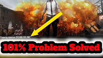 preparing resources problem solved bgmi | bgmi preparing resources problem