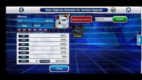 [14+ Years] Digimon Links: Upgrading +4 Vikemon to V2 Vikemon