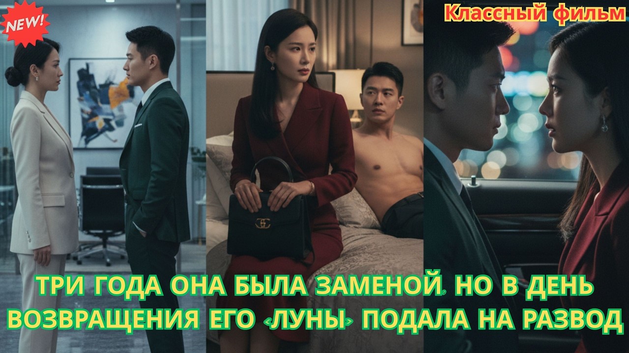 Три года она была заменой, но в день возвращения его «луны» подала на развод #дорама #романтика