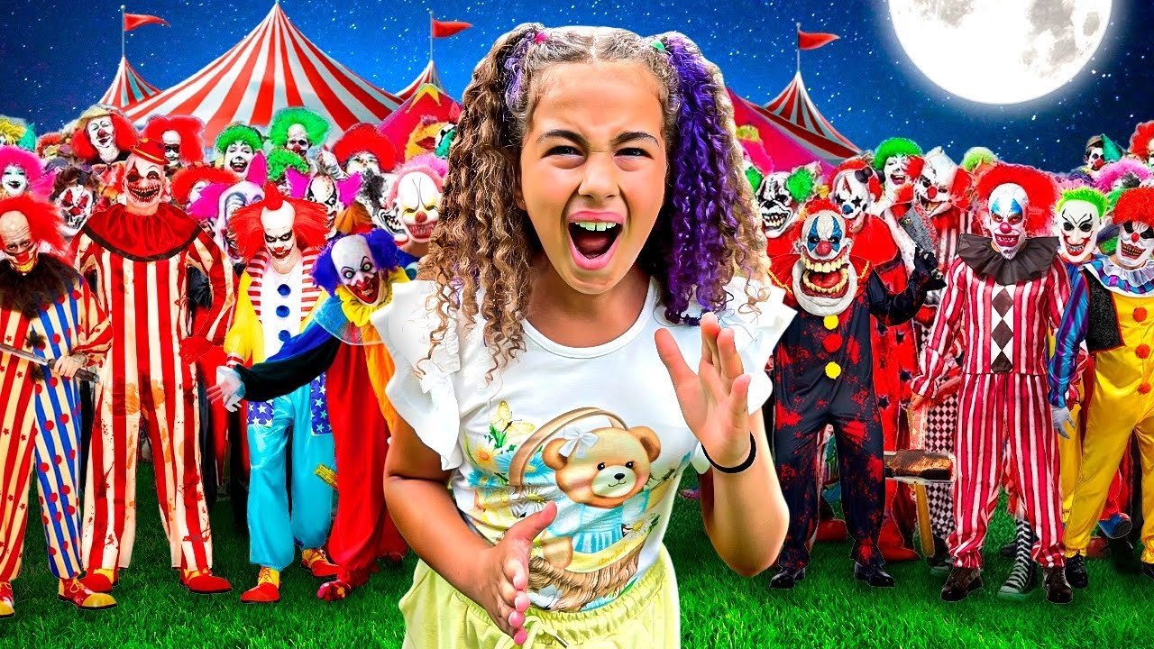 SOPHIA SENDO PERSEGUIDA POR PALHAÇOS ASS4SINOS *Melhores vídeos