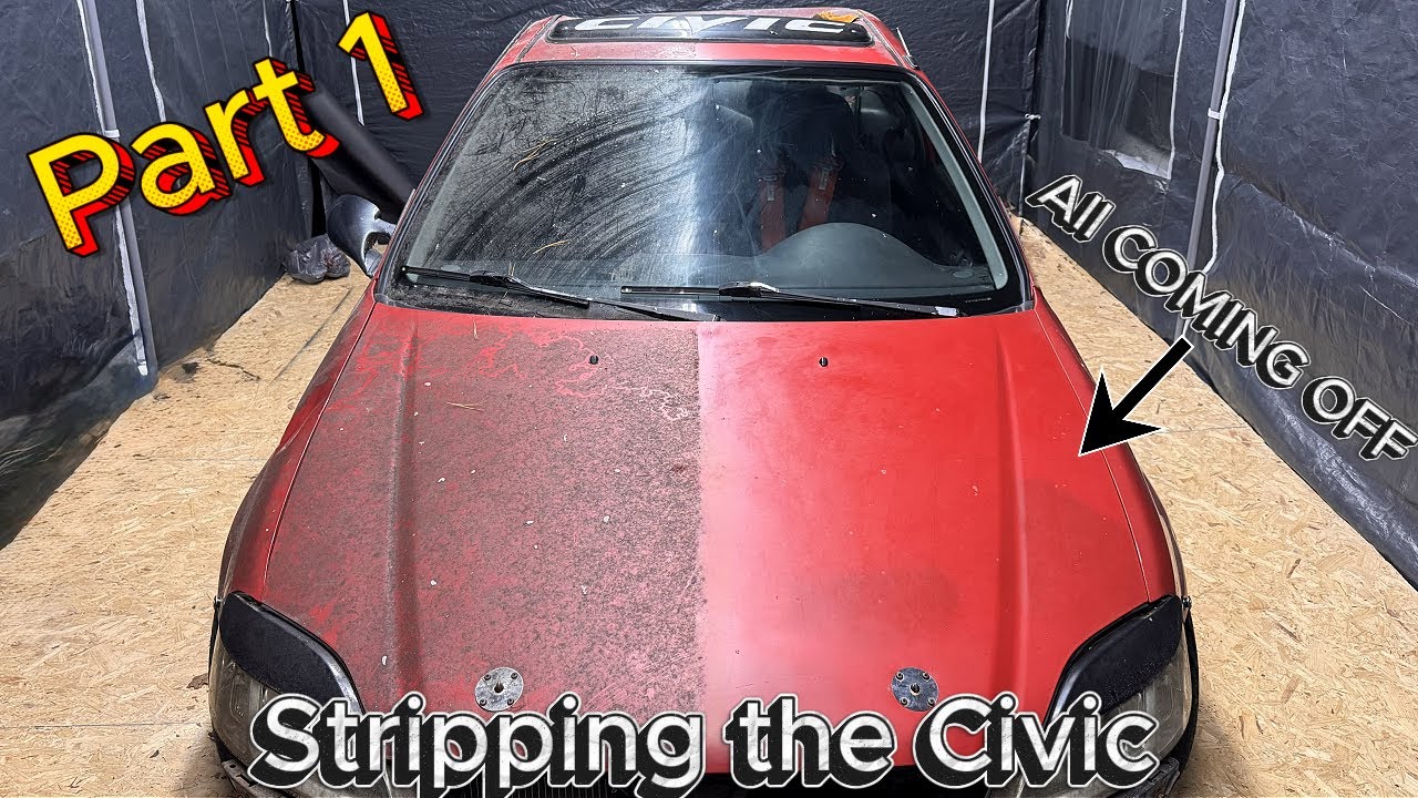 I BOUGHT A HONDA PARTS CAR......NOW IM TEARING IT DOWN (Part 1)