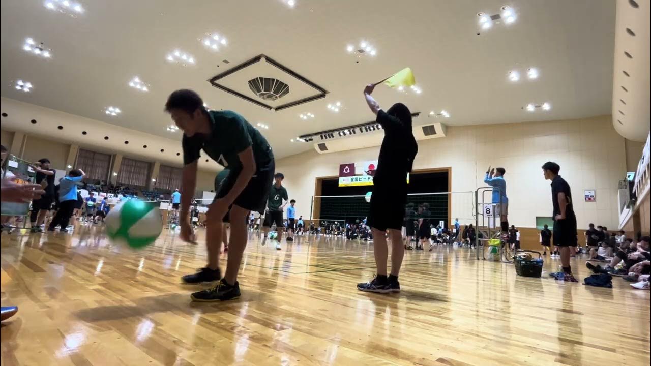 第40回全国ビーチボール競技大会 予選 VS ラビッツ 2セット目 YouTube
