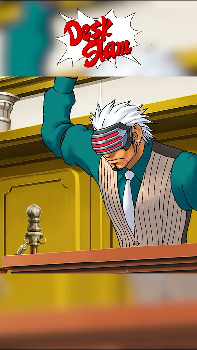 Ranking Ace Attorney Desk Slams Pt.1 #aceattorney #shorts