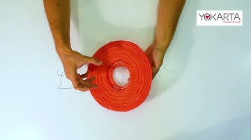DIY Lampshades Video Tutorial - How to make perfect round paper lanterns in under 1 min