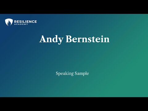 Andy Bernstein Speaking Sample