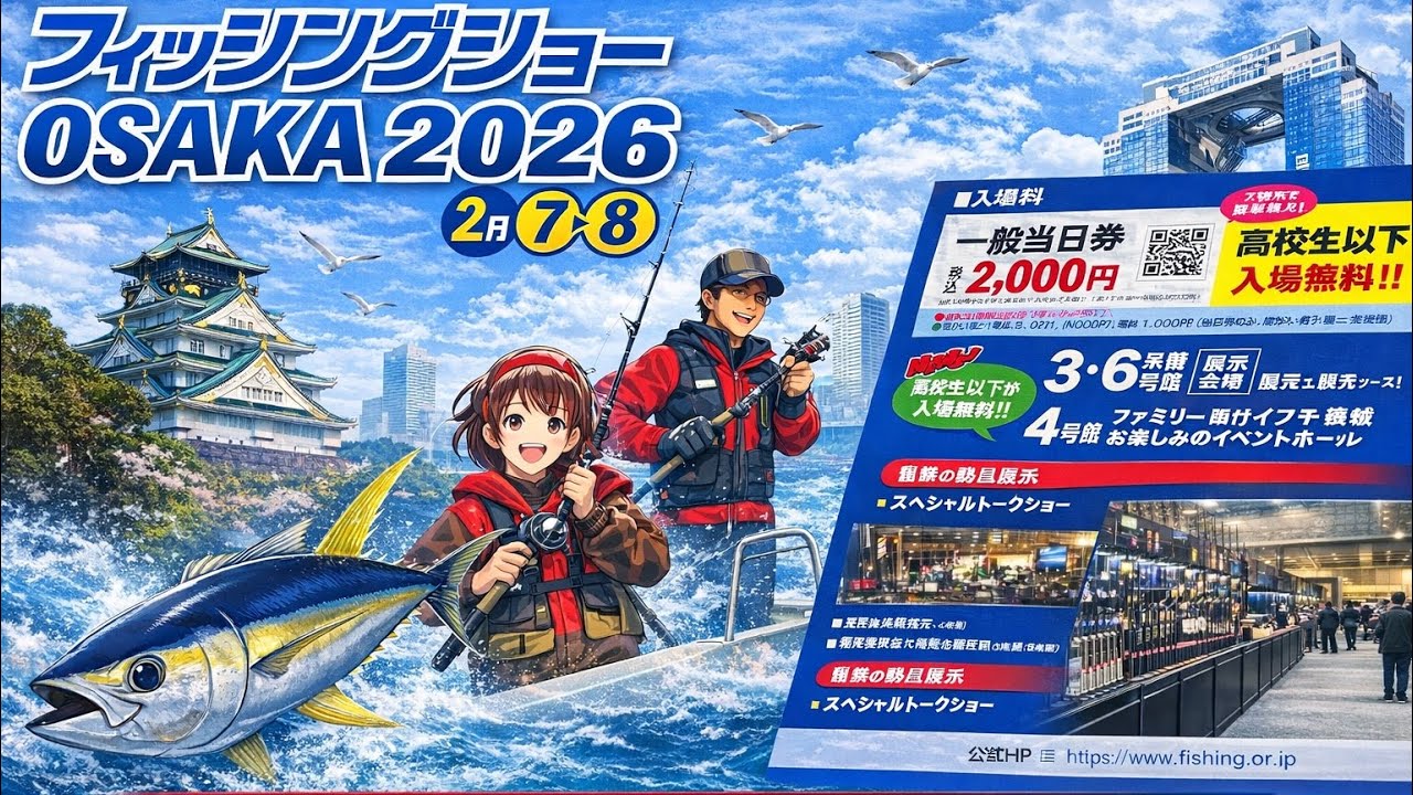 Osaka Fishing Show 2026-Japonyanın En Büyük Fuarlarından Birini Geziyoruz #fishing #lrf #japan #fish