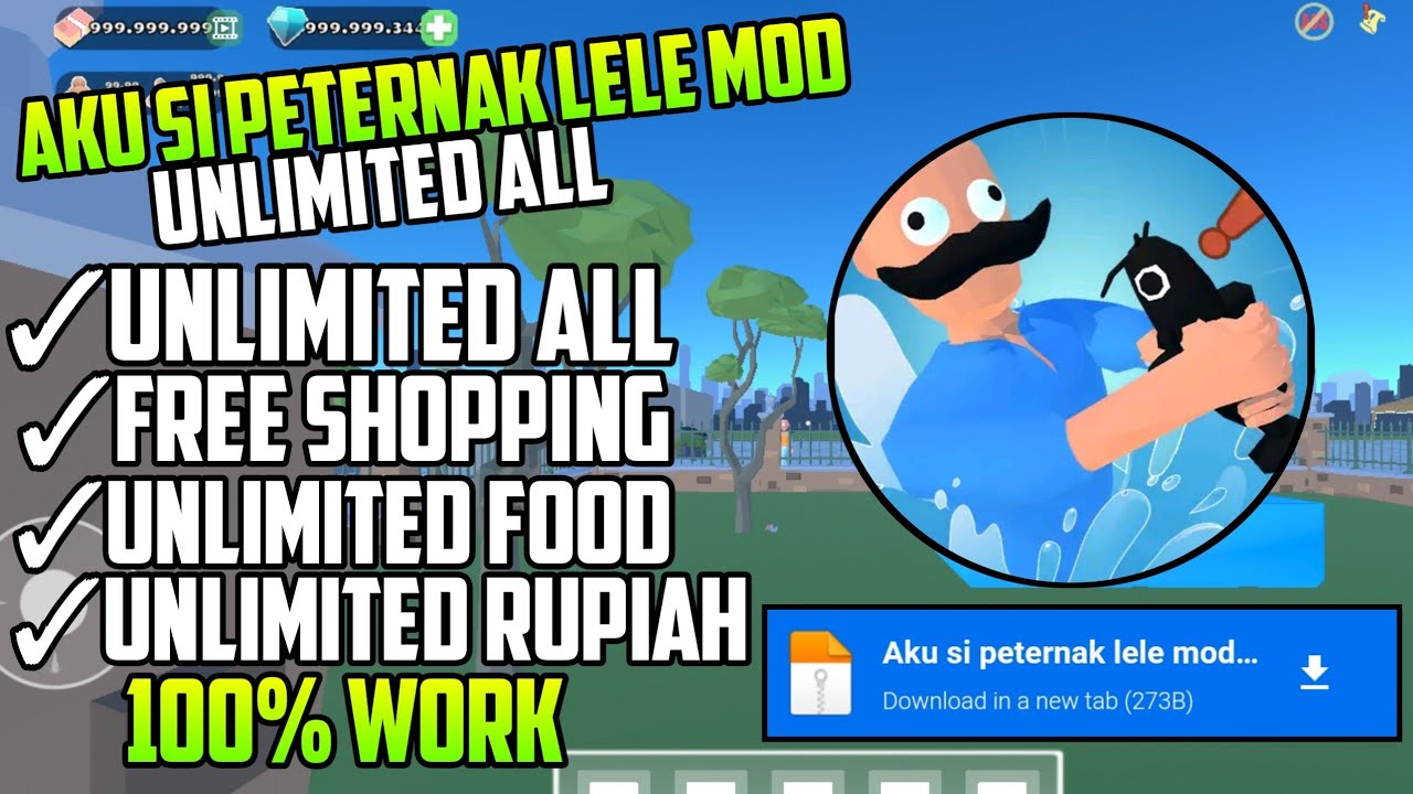 Aku Si Peternak Lele Mod APK terbaru Unlimited All Versi