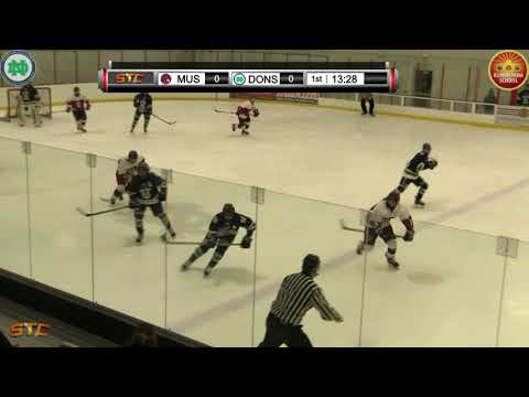 Notre Dame College Prep vs St. Rita Mustangs Varsity Hockey Game 1-13-19