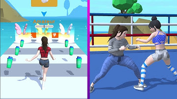 Girl Runner 3D - All Levels Gameplay Walkthrough Android,ios (Levels 2-4)