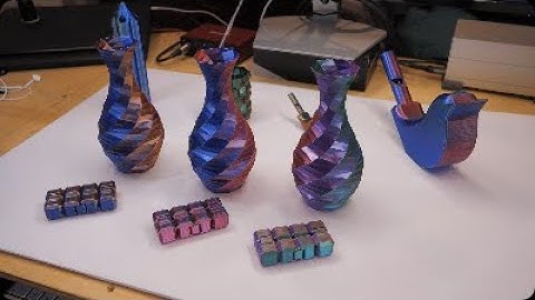 EASY Multicolor 3D Prints // TECSONAR Tri-color (Coextrusion) 3D Printing Filament review