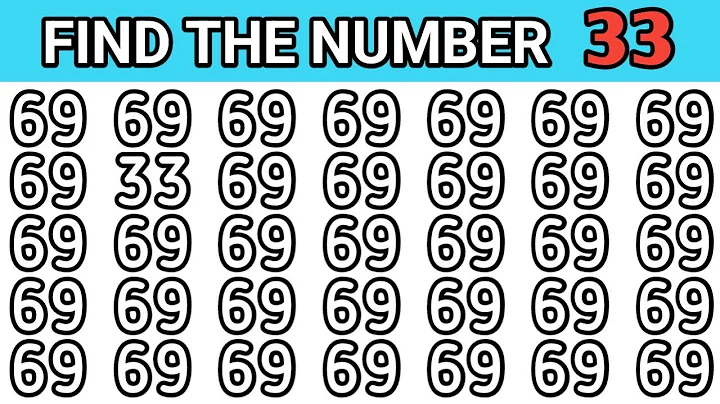 Test Your Observation Skills - Find The ODD One Out | Numbers And Letters Edition.