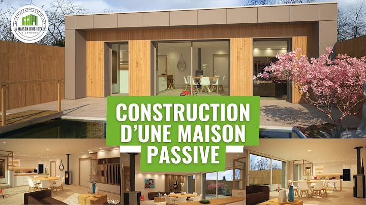 Construction d'une maison passive - Visite de La Maison Bois Idéale / Chantier en cours