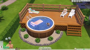 How to build an above ground pool in The Sims 4